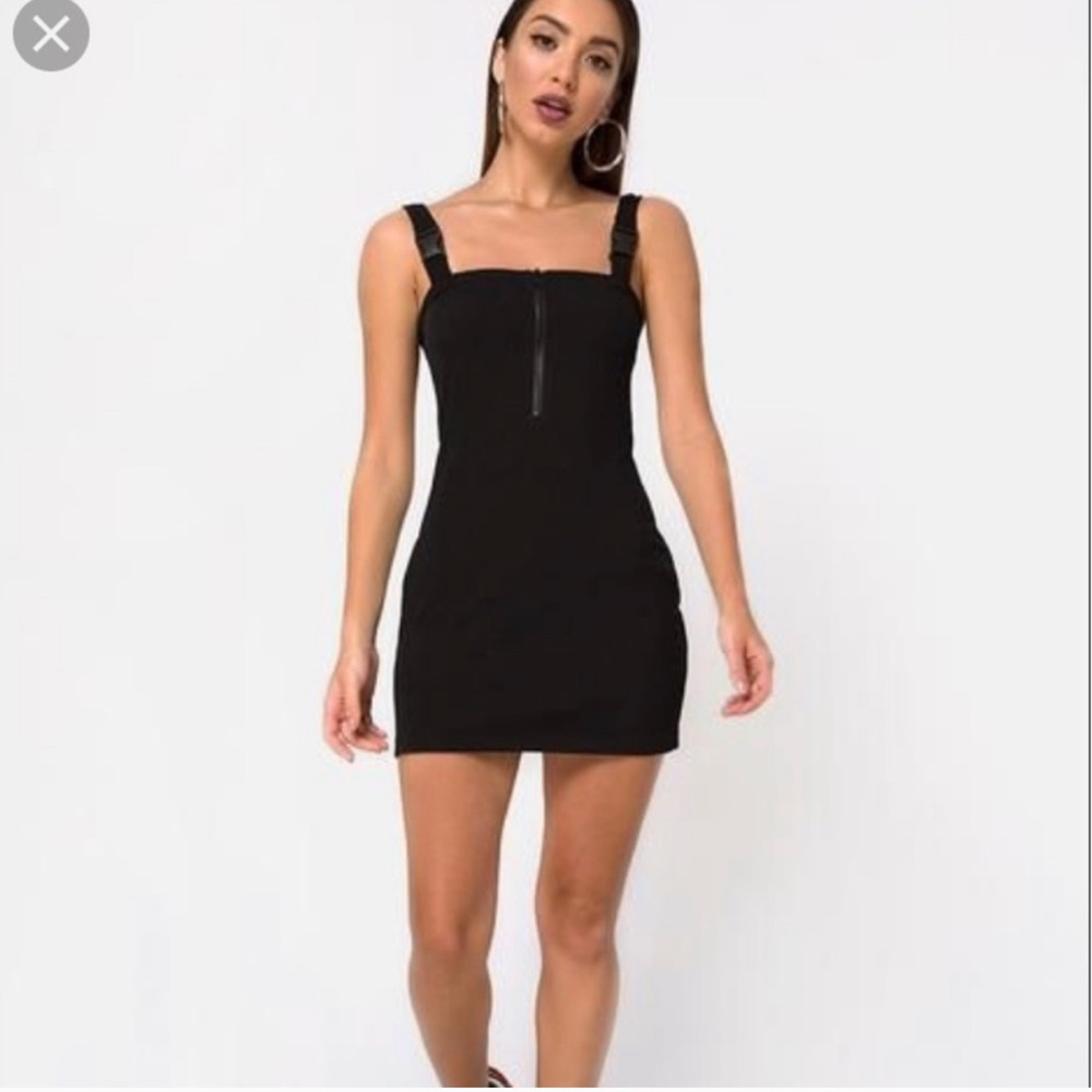 Princess Polly: Motel Yori Black Dress